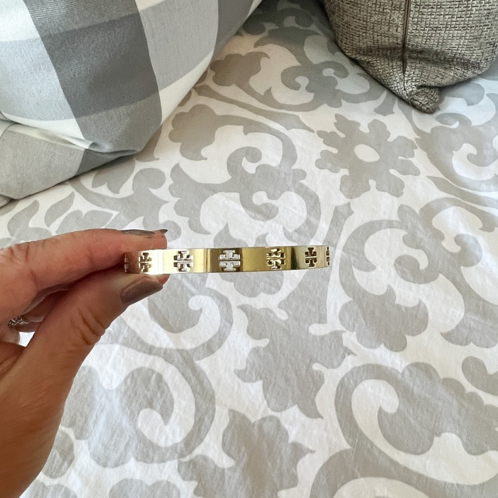 Tory Burch Logo Cuff Bracelet